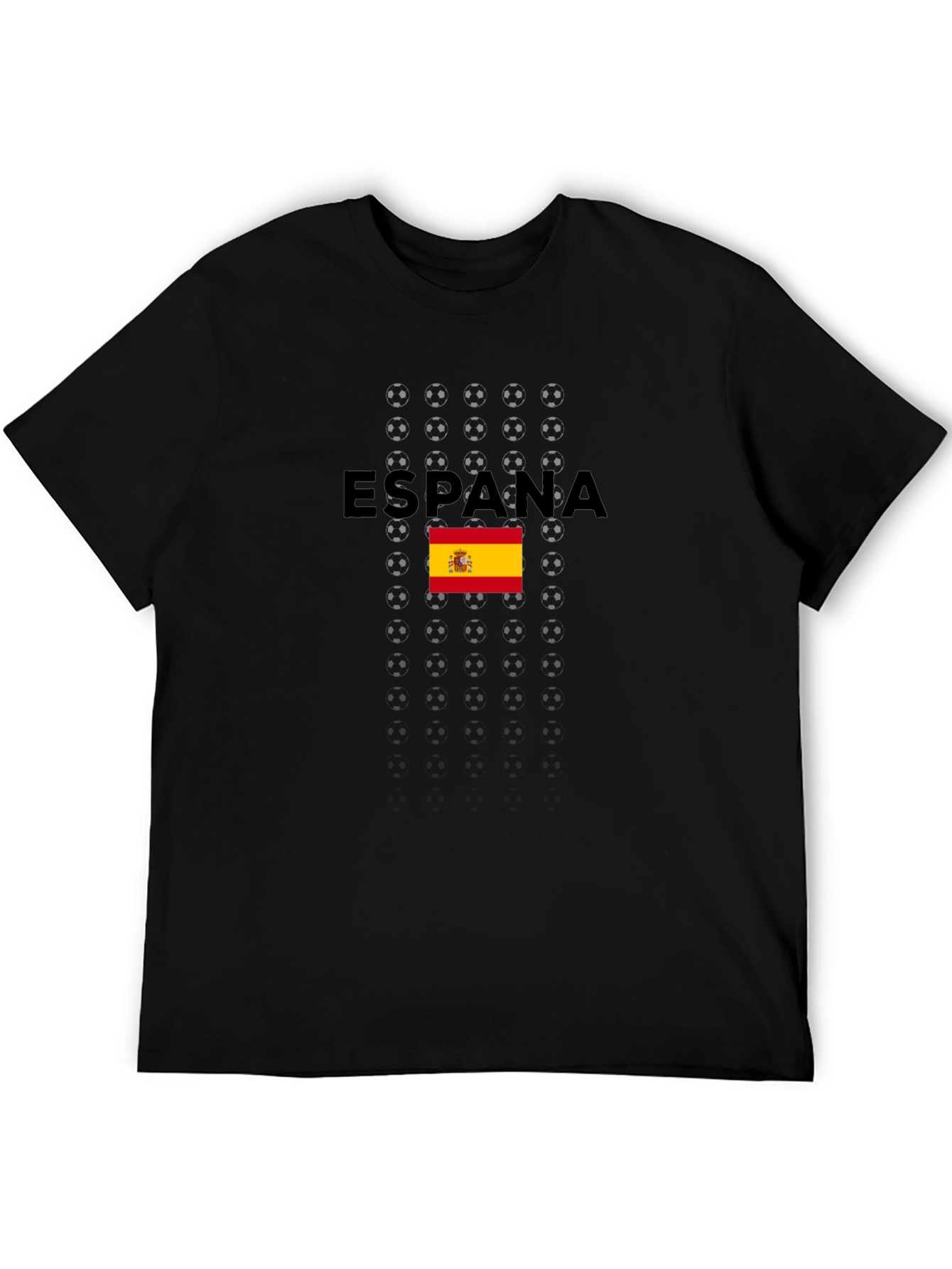 España Soccer T-Shirt - Black