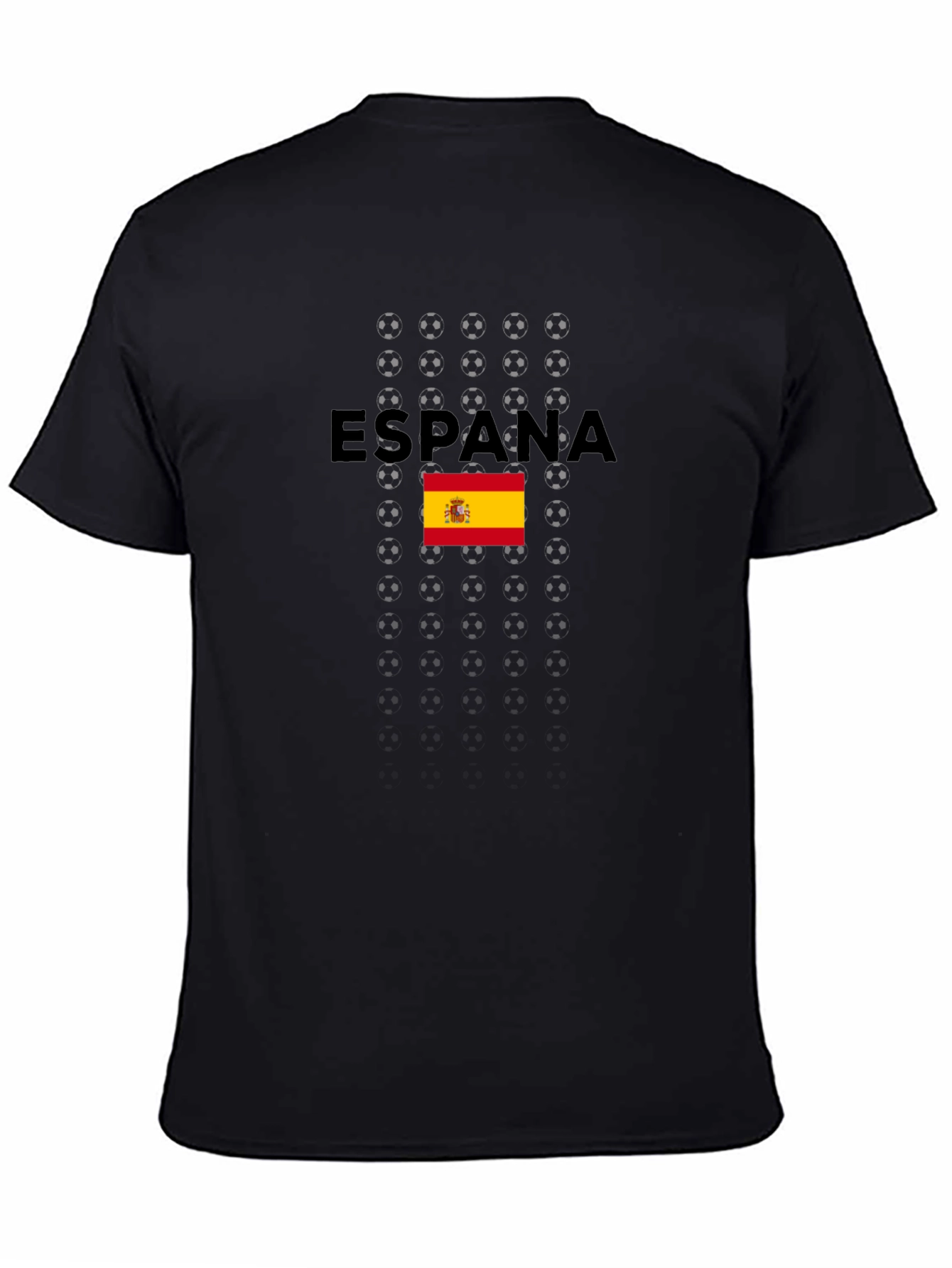 España Soccer T-Shirt - Black