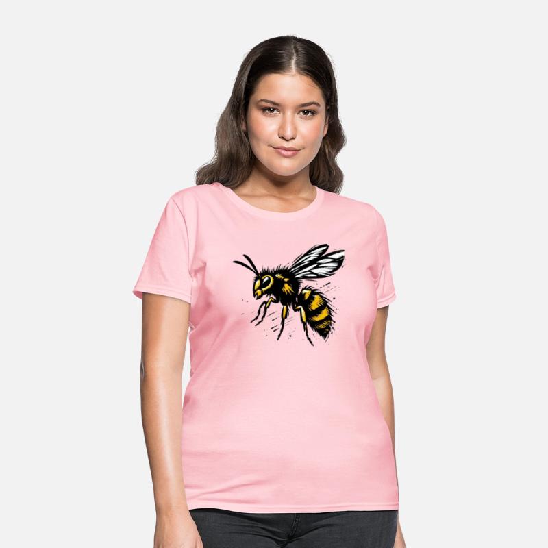 Two Color Wasp Insect Art 1