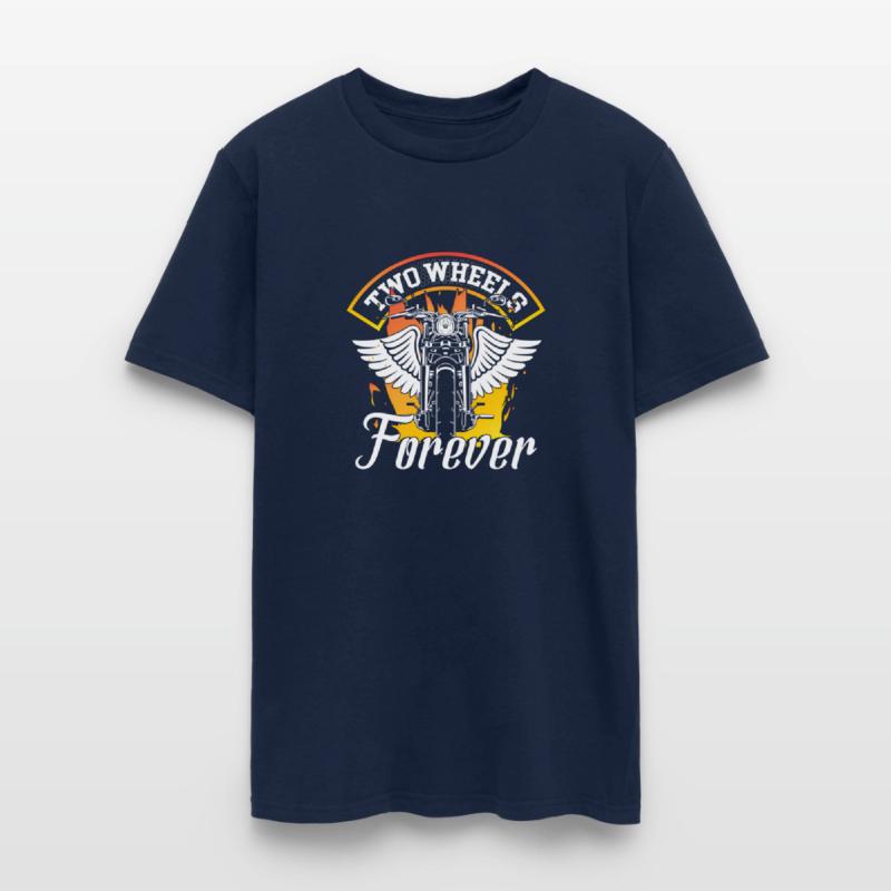 Two Wheels Forever Biker Motorcycle Rider