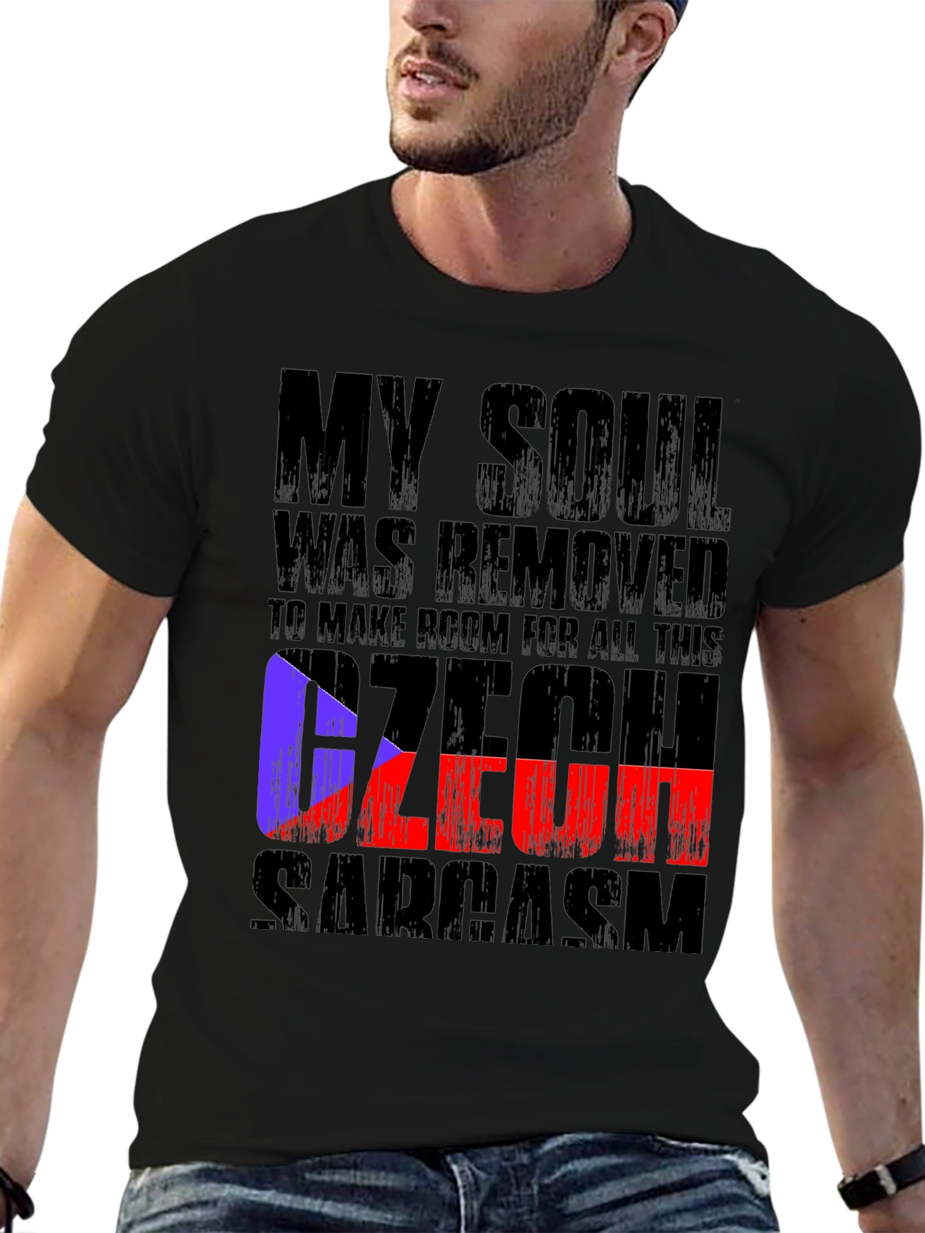 Czech Sarcasm T-Shirt - Soul Removed Tee