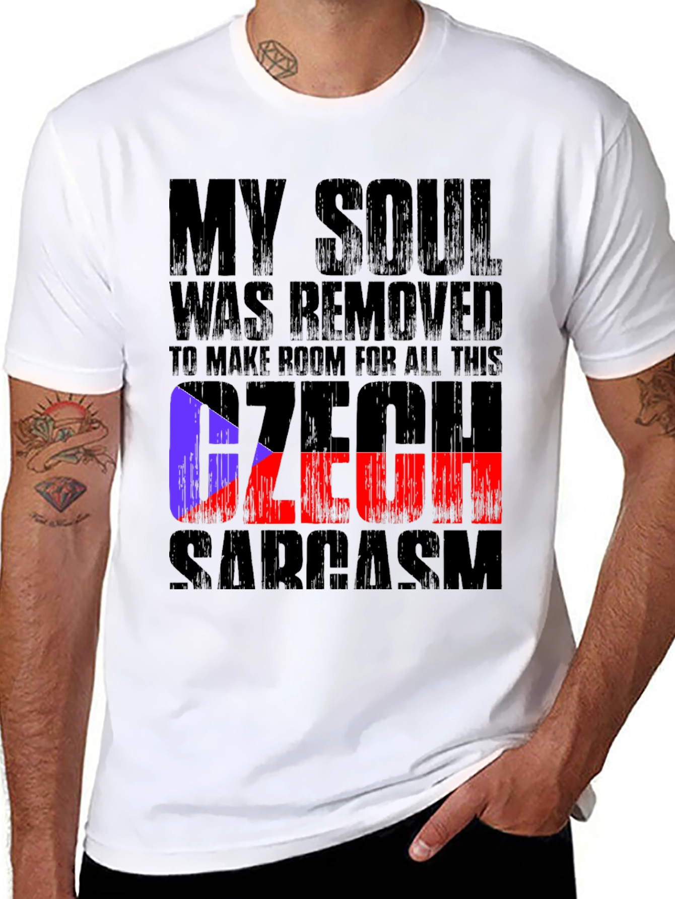 Czech Sarcasm T-Shirt - Soul Removed Tee