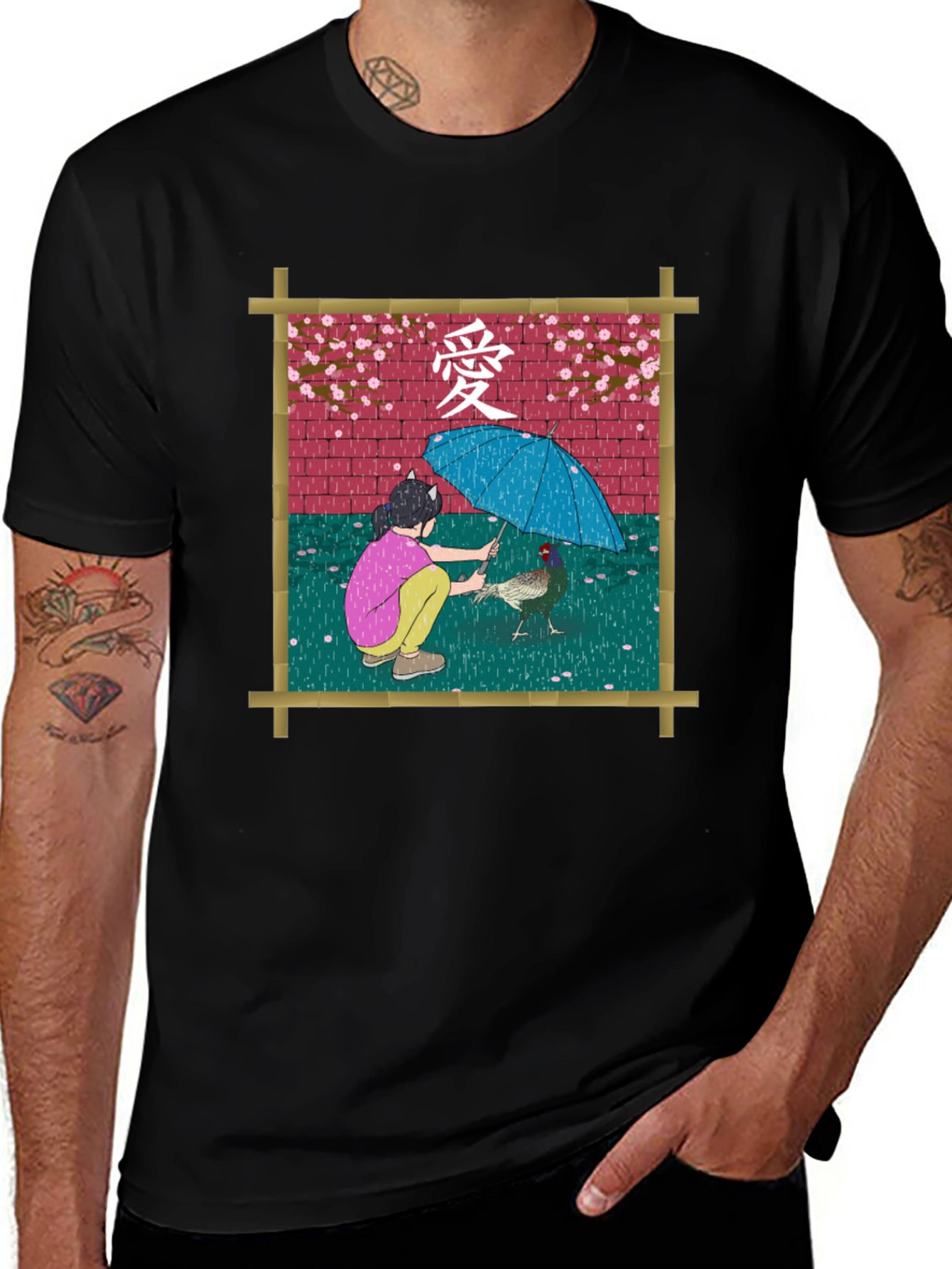 Artistic Graphic Print Tee