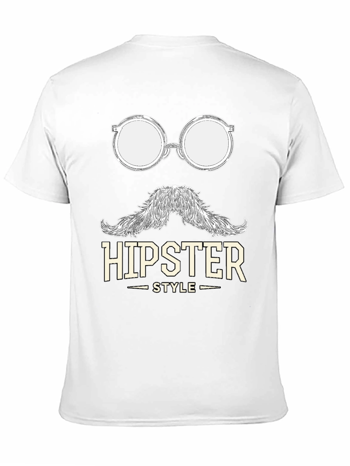 Hipster Style Graphic T-Shirt - Cool & Casual