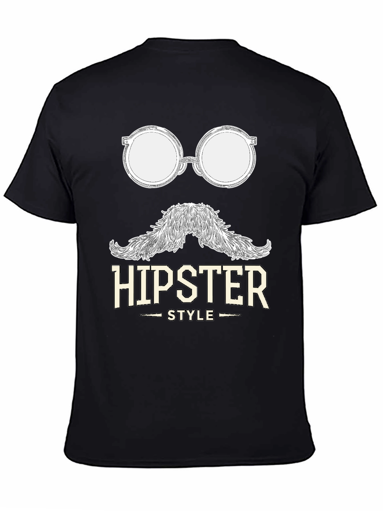 Hipster Style Graphic T-Shirt - Cool & Casual