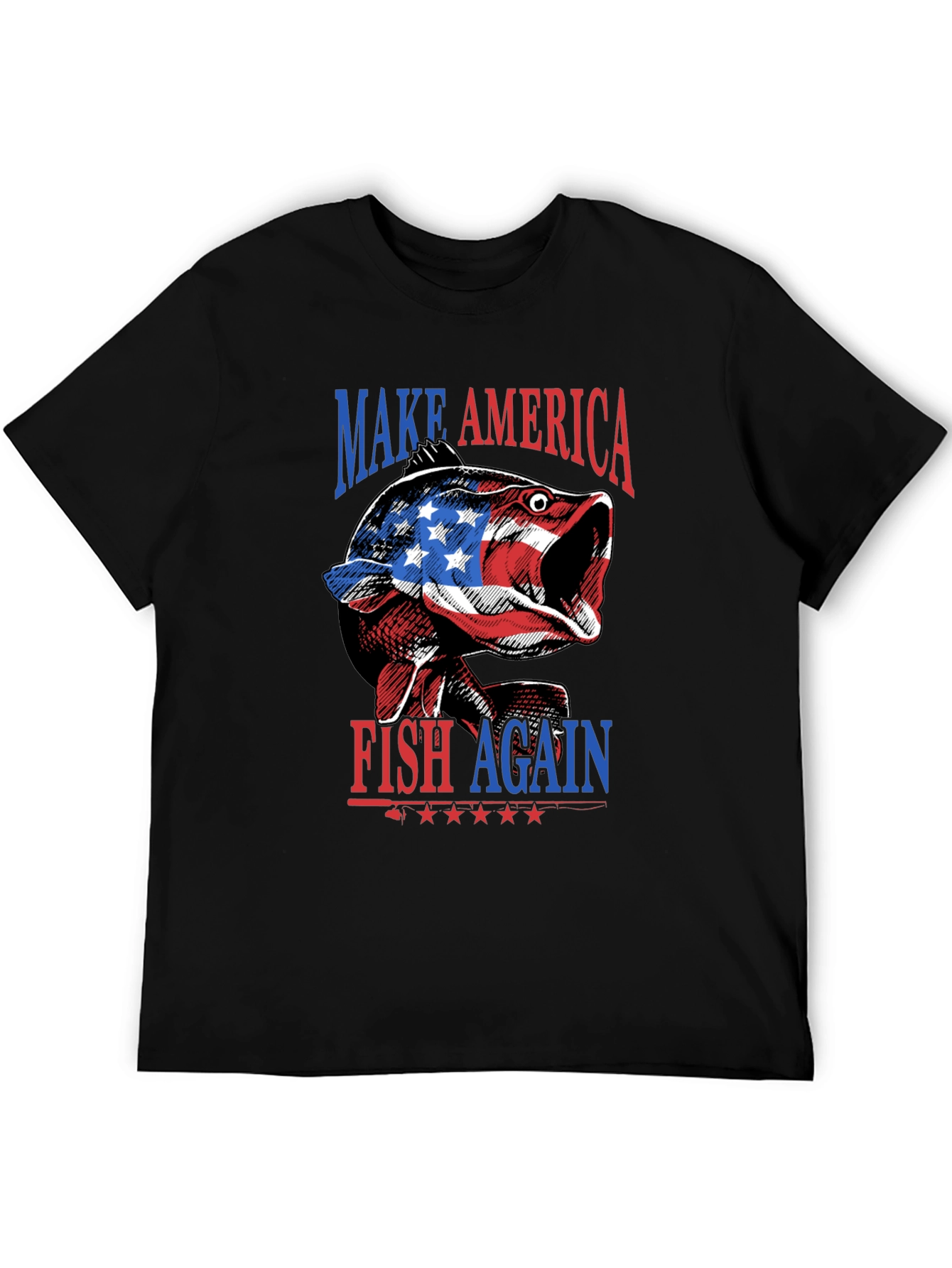 Make America Fish Again Patriotic T-Shirt