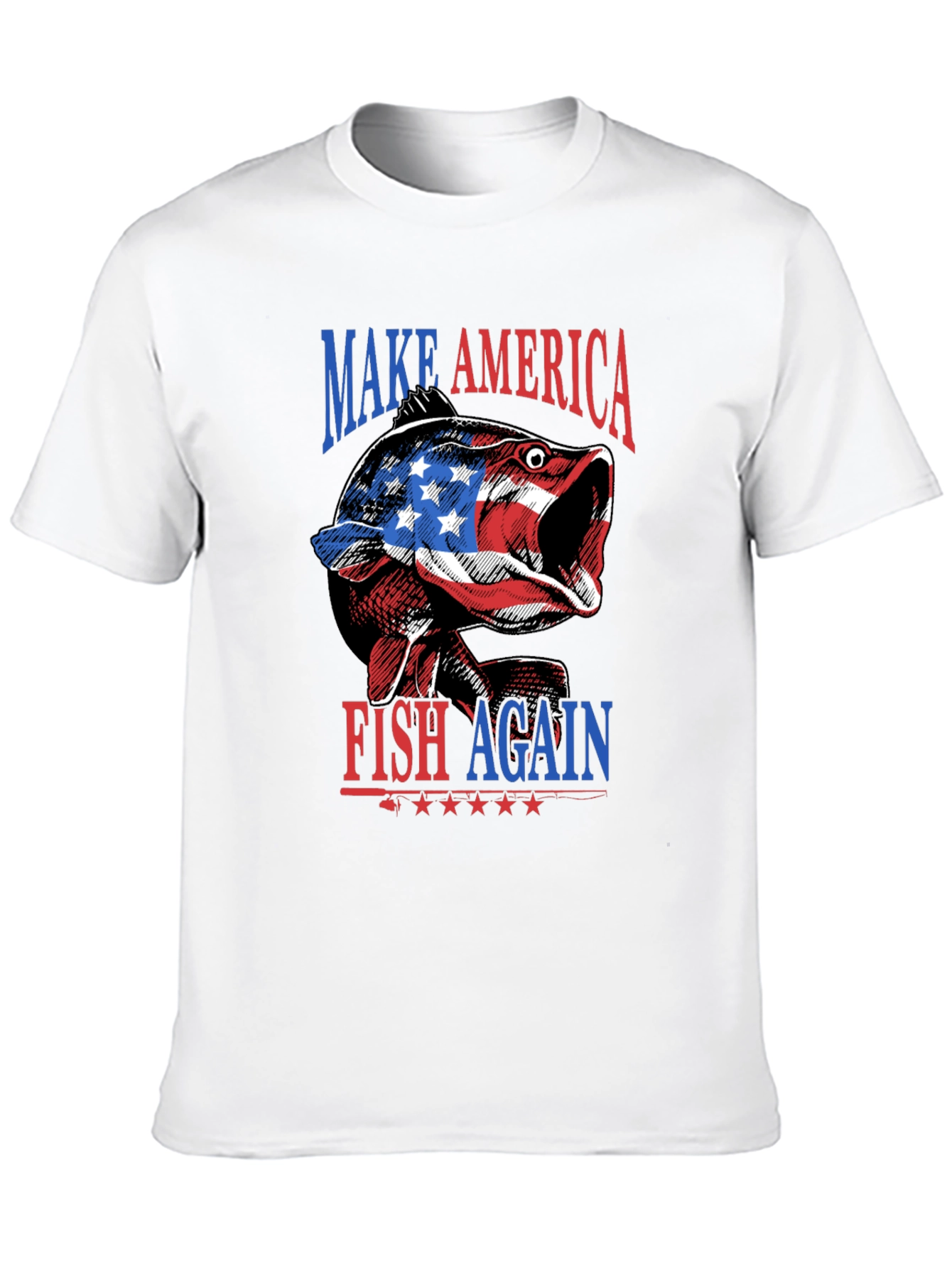 Make America Fish Again Patriotic T-Shirt