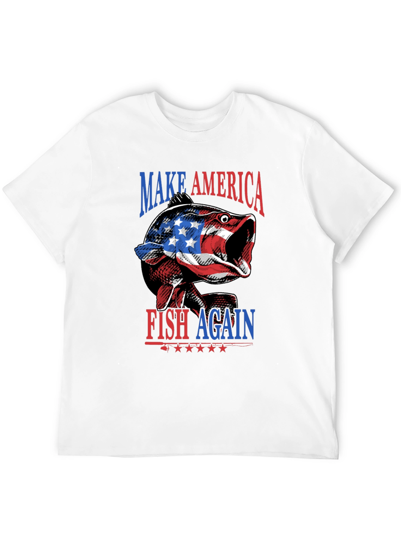 Make America Fish Again Patriotic T-Shirt