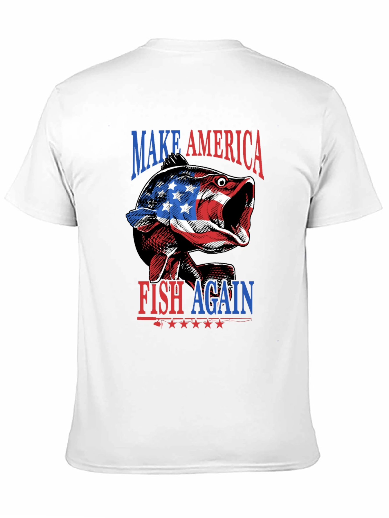 Make America Fish Again Patriotic T-Shirt