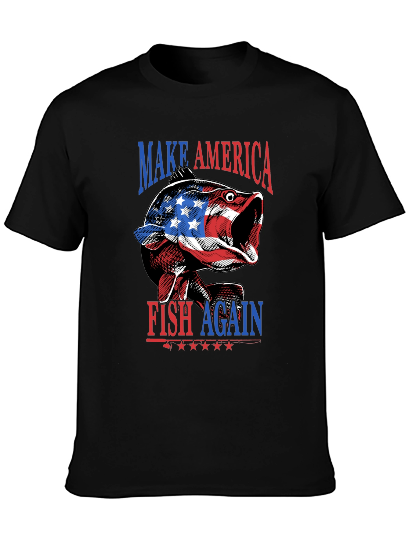 Make America Fish Again Patriotic T-Shirt