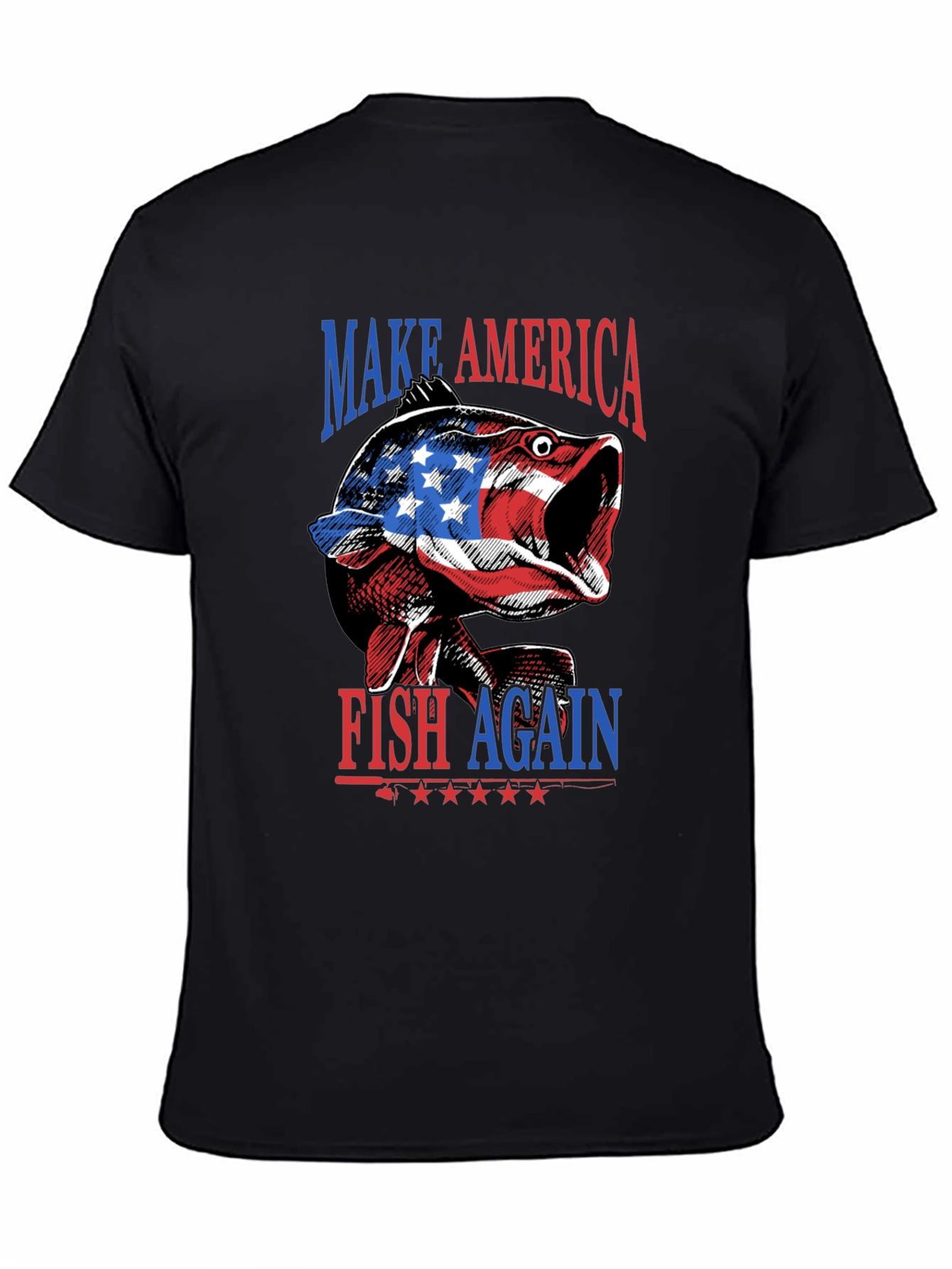 Make America Fish Again Patriotic T-Shirt