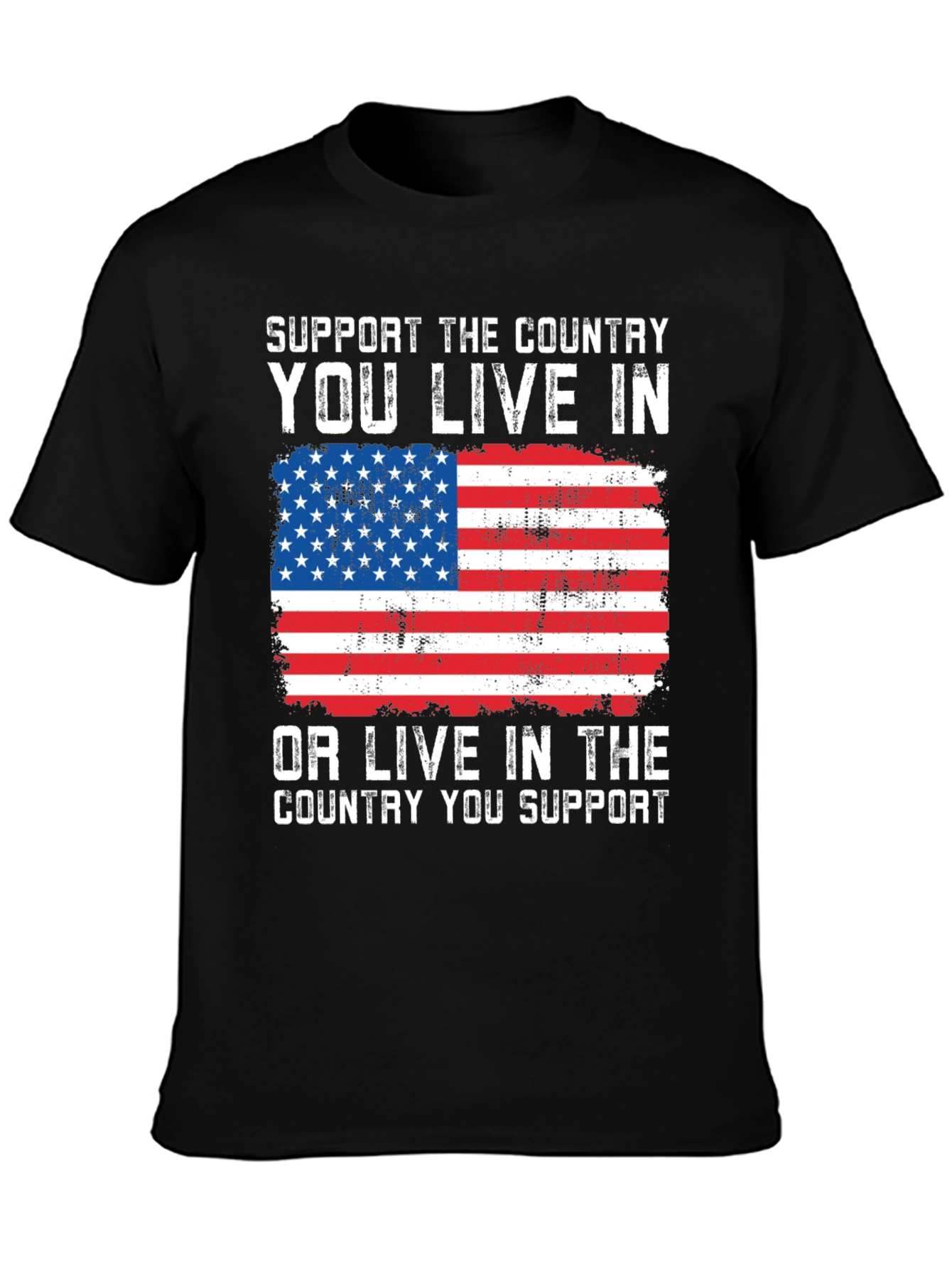 Support the Country Graphic T-Shirt
