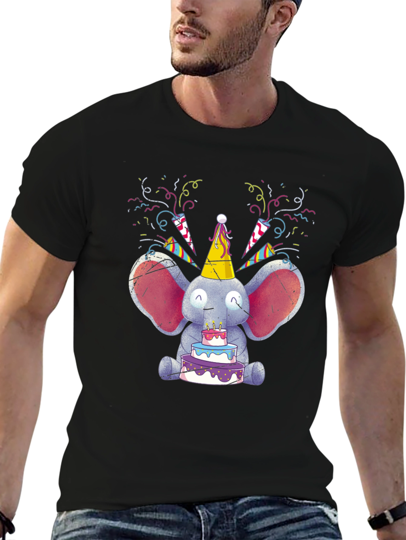 Cute Elephant Birthday T-Shirt