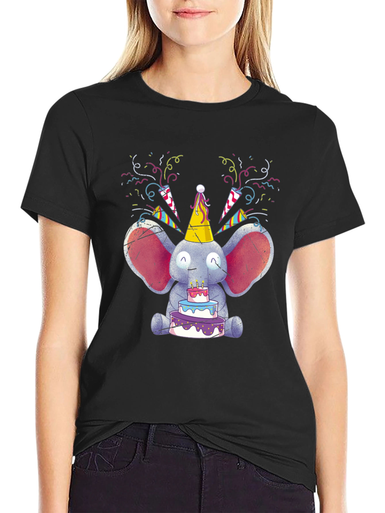 Cute Elephant Birthday T-Shirt