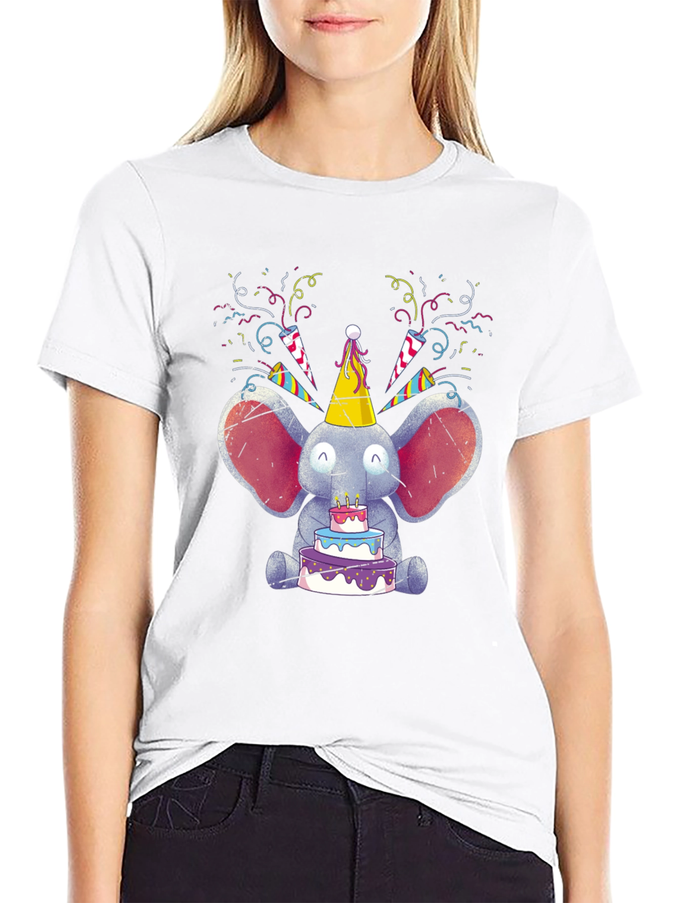 Cute Elephant Birthday T-Shirt