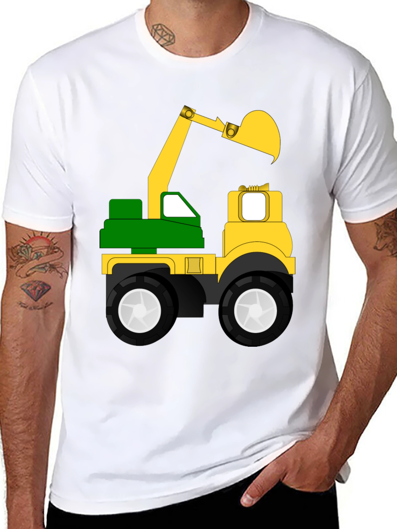 Construction Truck Graphic Tee