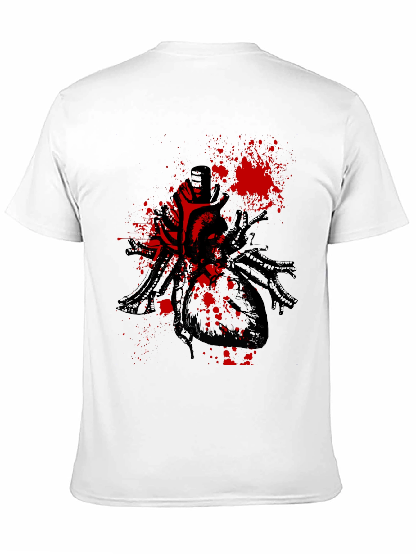 Cyberpunk Heart T-Shirt - Black Graphic Tee