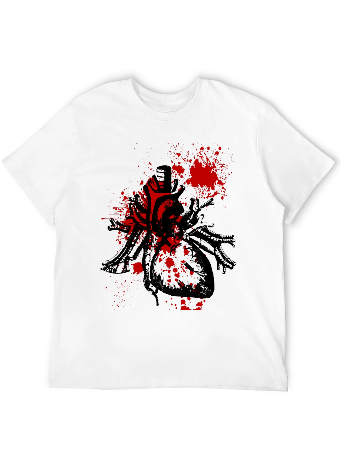 Cyberpunk Heart T-Shirt - Black Graphic Tee