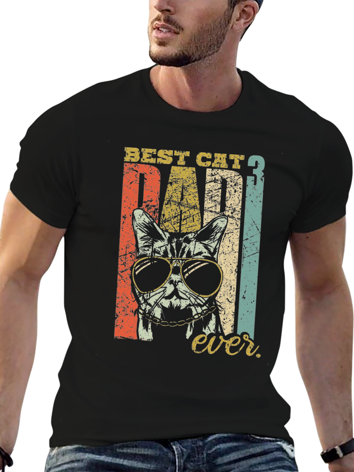 Best Cat Dad Ever T-Shirt