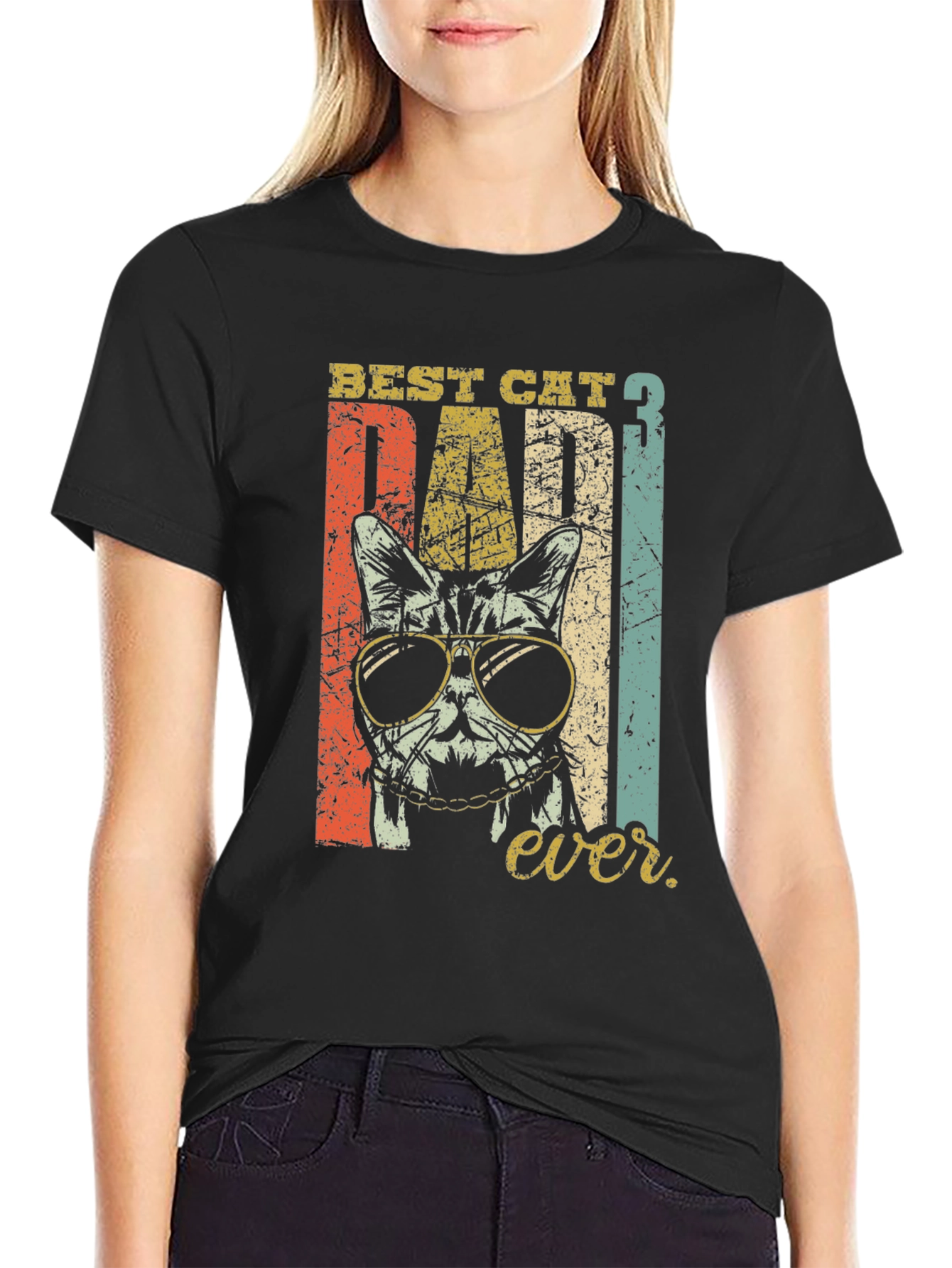 Best Cat Dad Ever T-Shirt