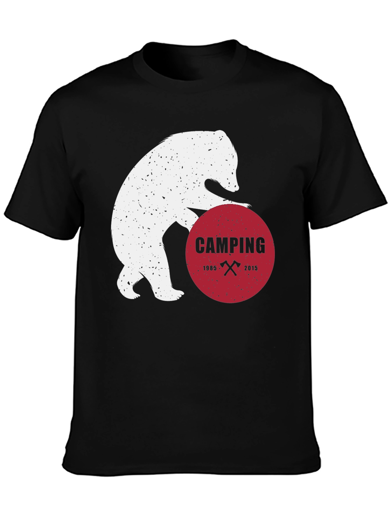 Camping Bear T-Shirt - Adventure Ready