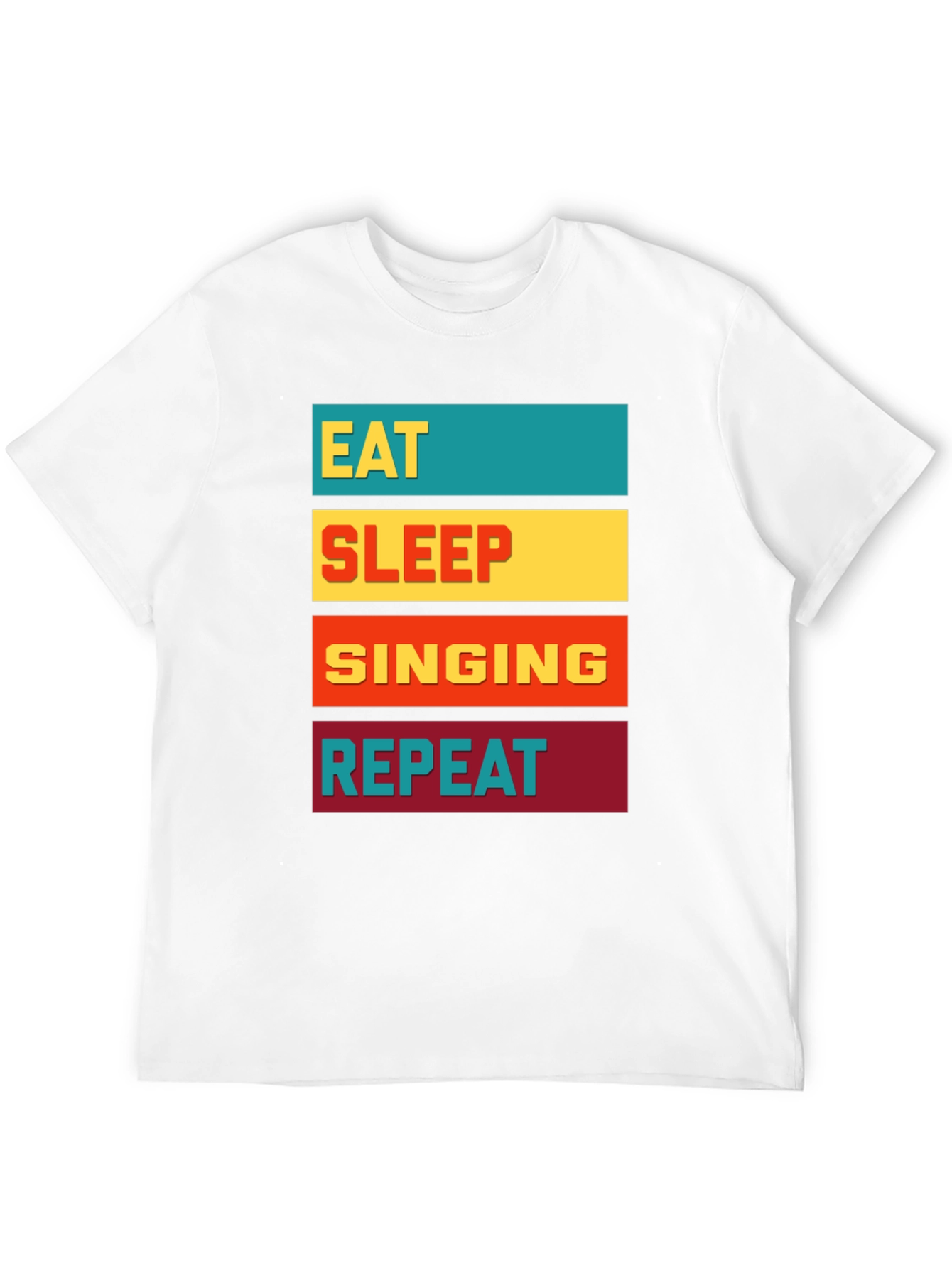 Eat Sleep Singing Repeat T-Shirt