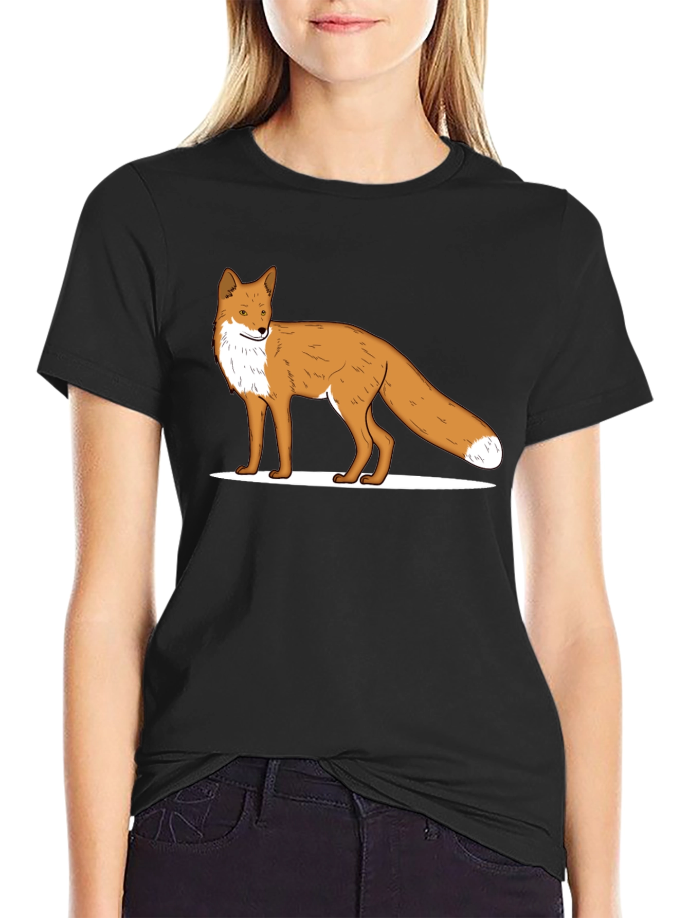 Fox Graphic Tee - Classic Black T-Shirt
