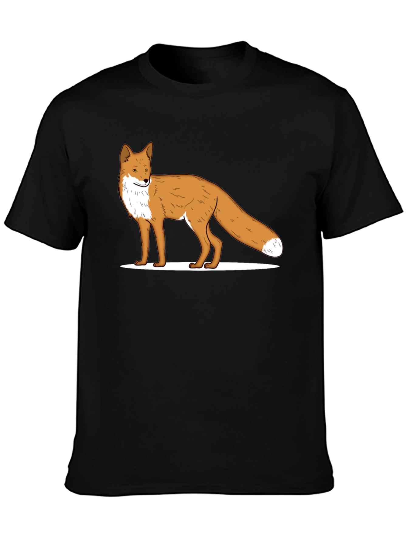 Fox Graphic Tee - Classic Black T-Shirt