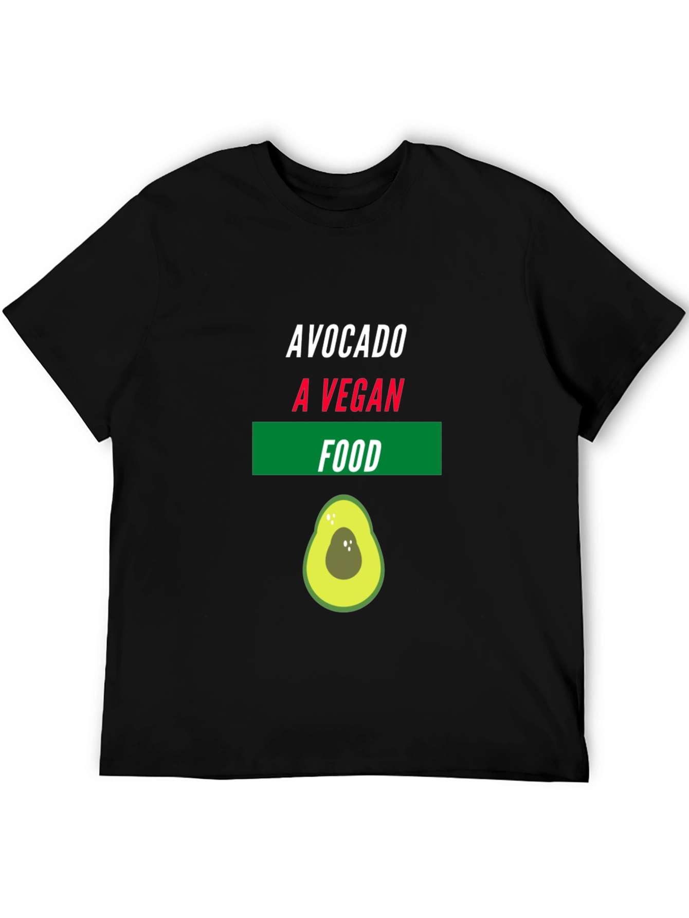 Avocado Vegan Food Graphic T-Shirt