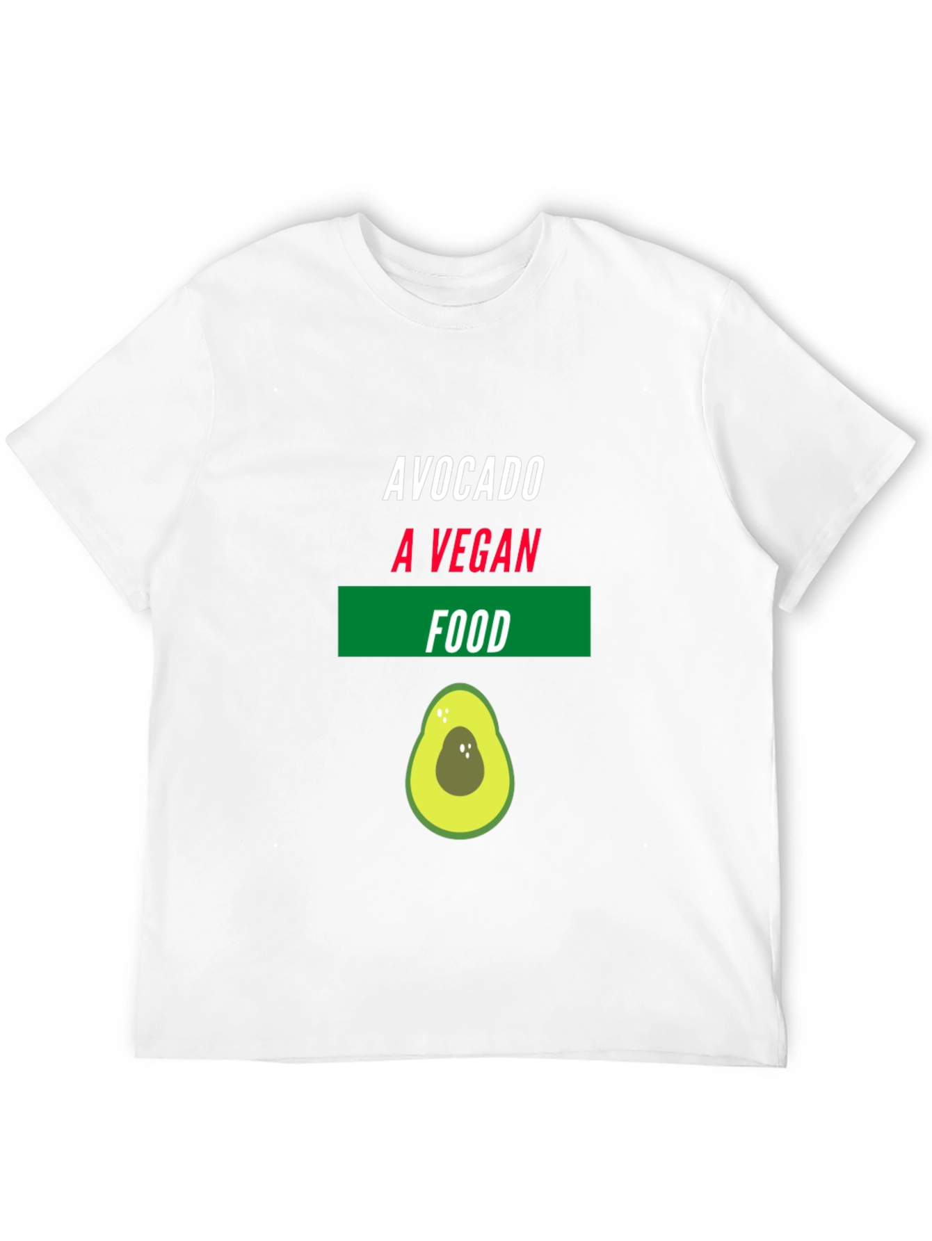 Avocado Vegan Food Graphic T-Shirt