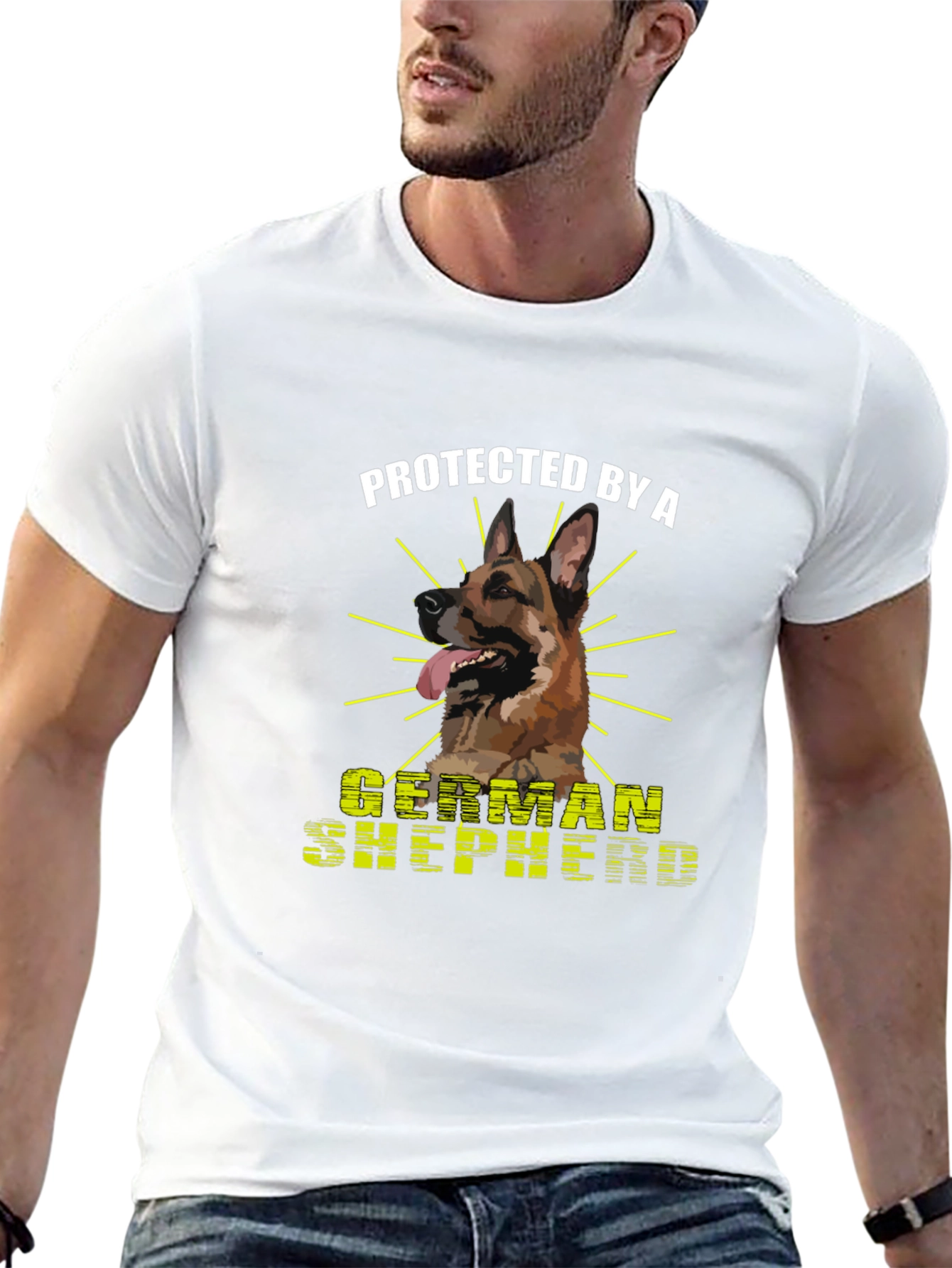 Protected by a German Shepherd T-Shirt