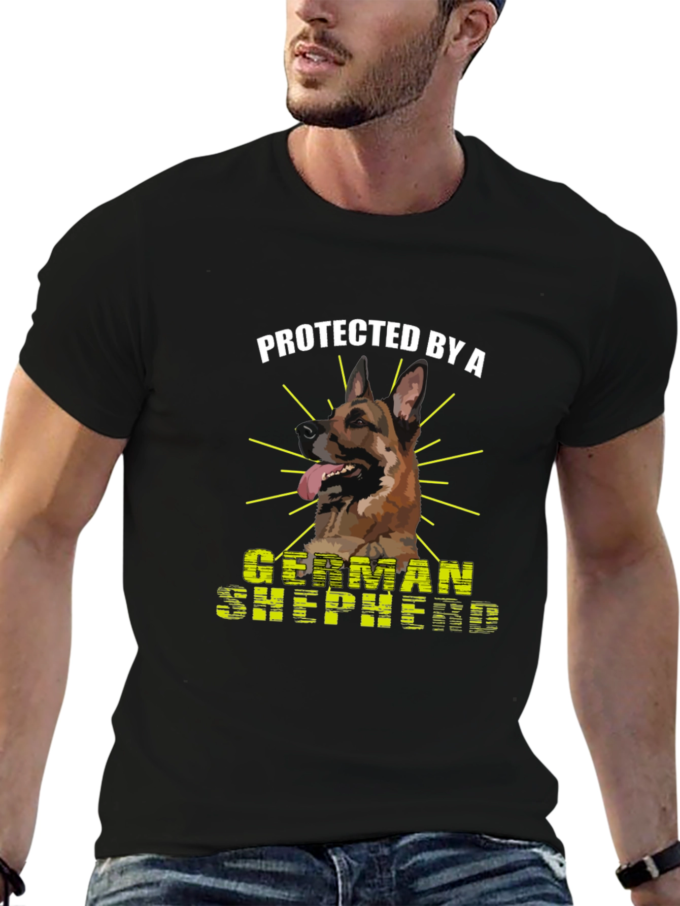 Protected by a German Shepherd T-Shirt