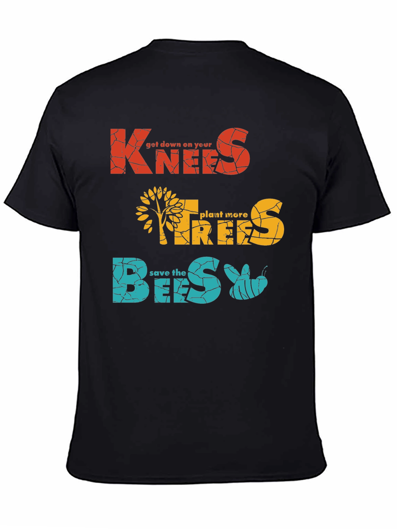 Knees Trees Bees Graphic T-Shirt - Environmental Tee