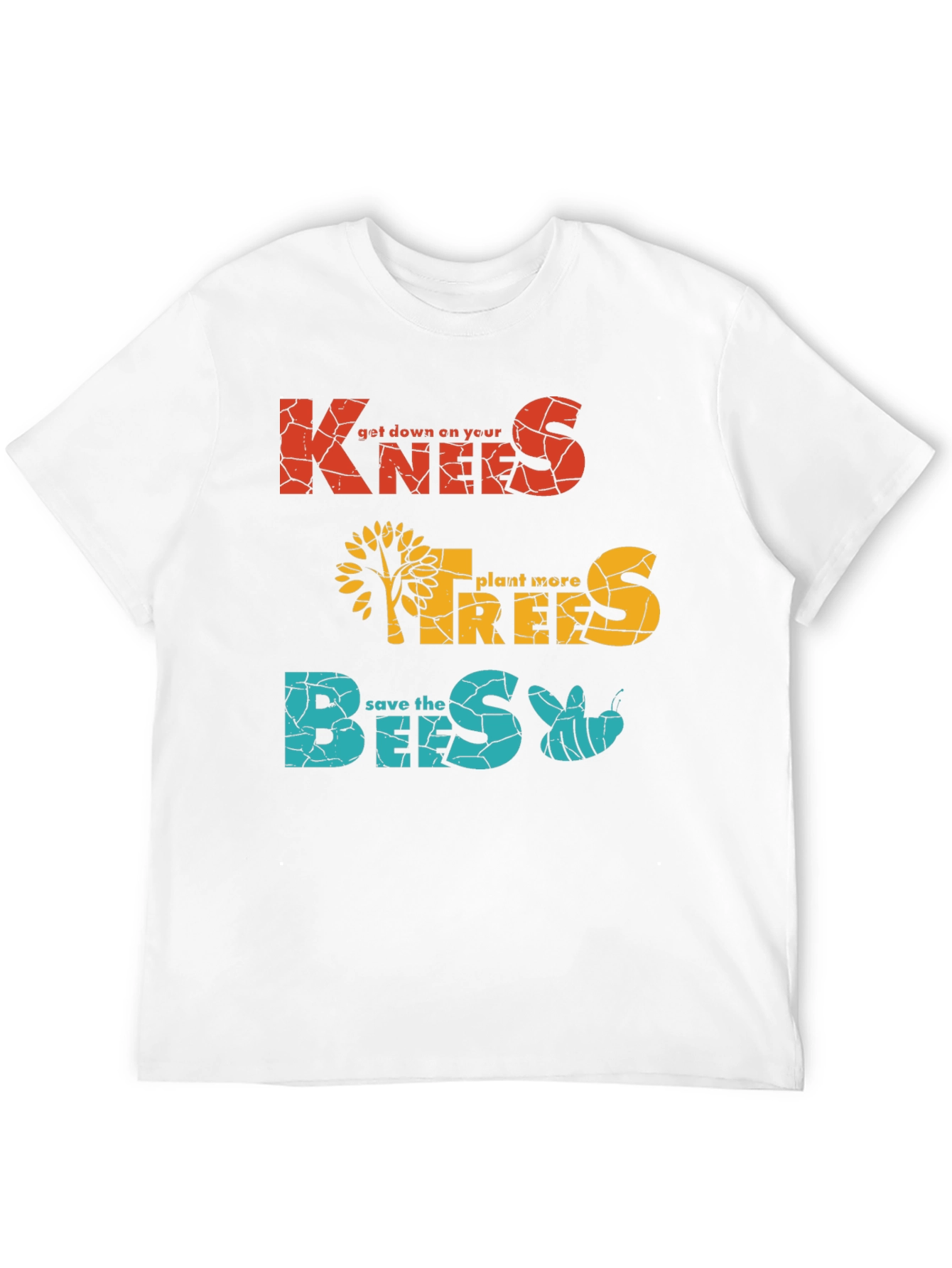 Knees Trees Bees Graphic T-Shirt - Environmental Tee