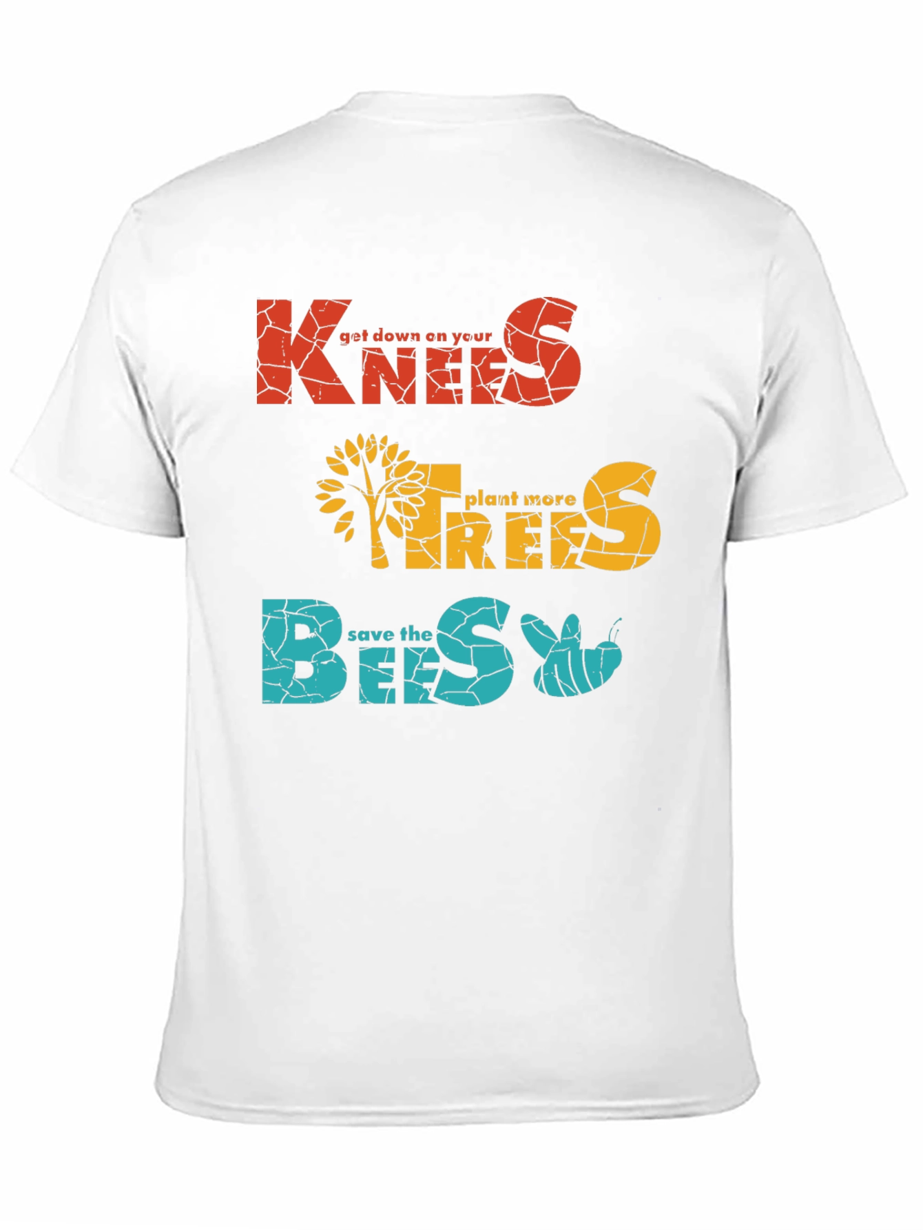 Knees Trees Bees Graphic T-Shirt - Environmental Tee