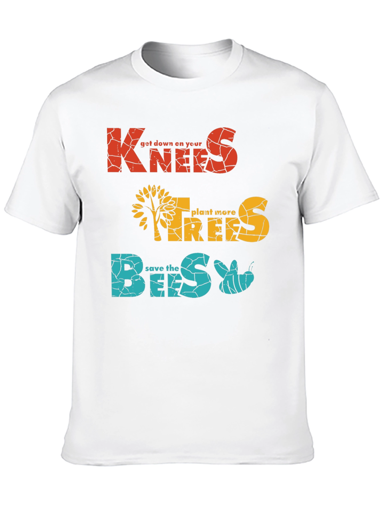 Knees Trees Bees Graphic T-Shirt - Environmental Tee