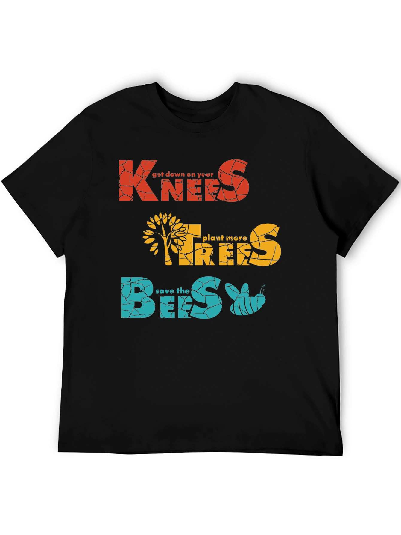 Knees Trees Bees Graphic T-Shirt - Environmental Tee
