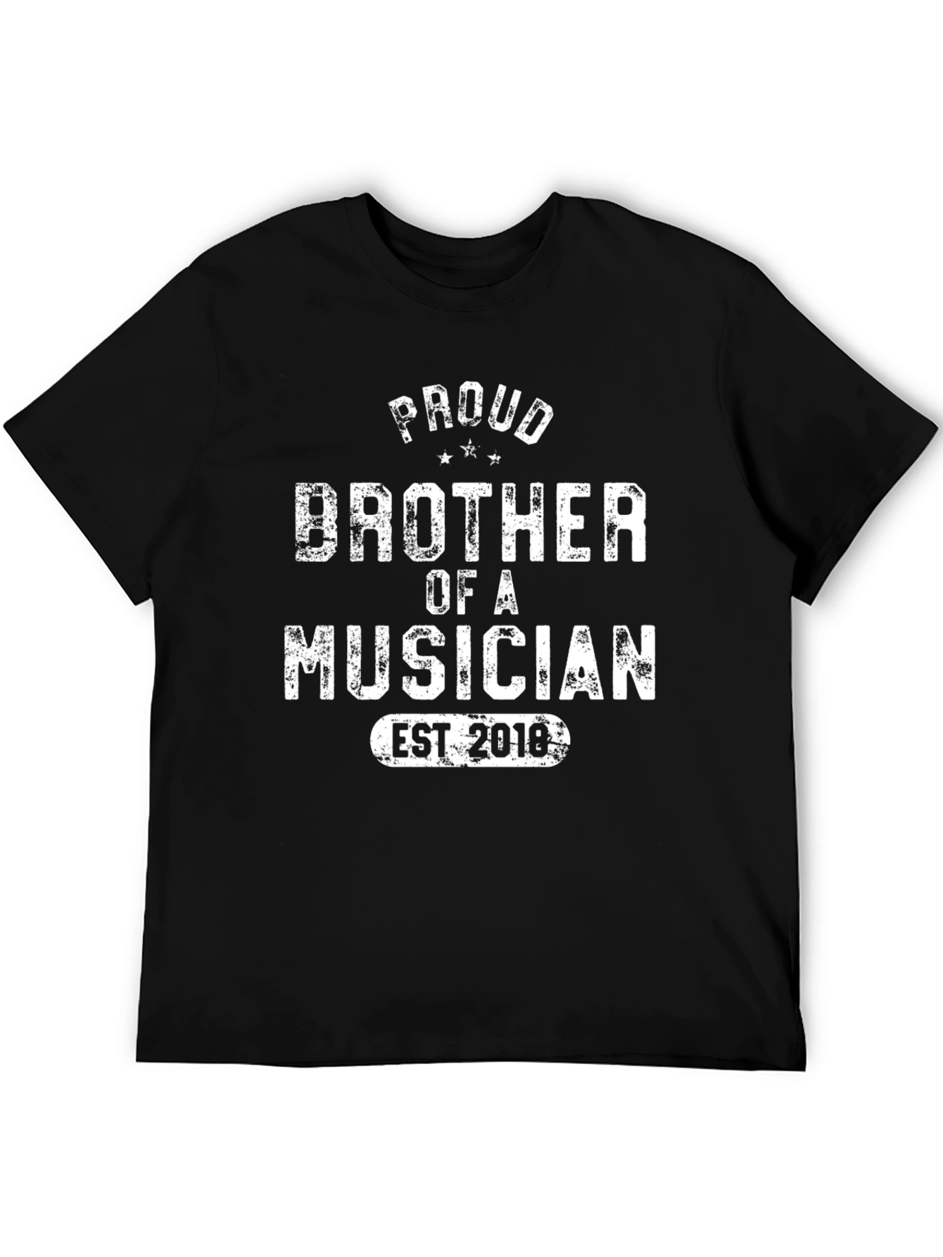 Proud Brother of a Musician T-Shirt - Est. 2018