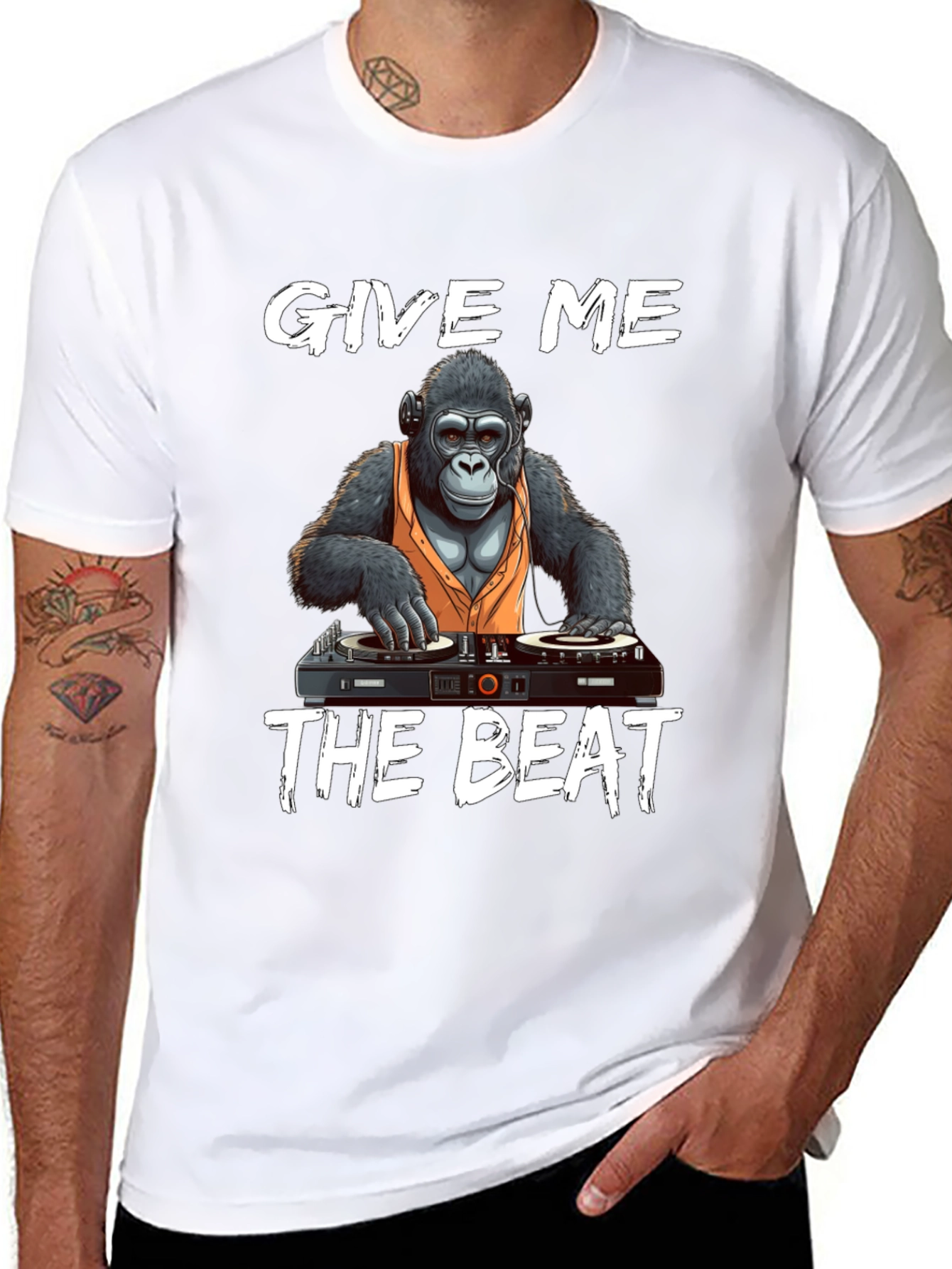 DJ Gorilla Graphic T-Shirt
