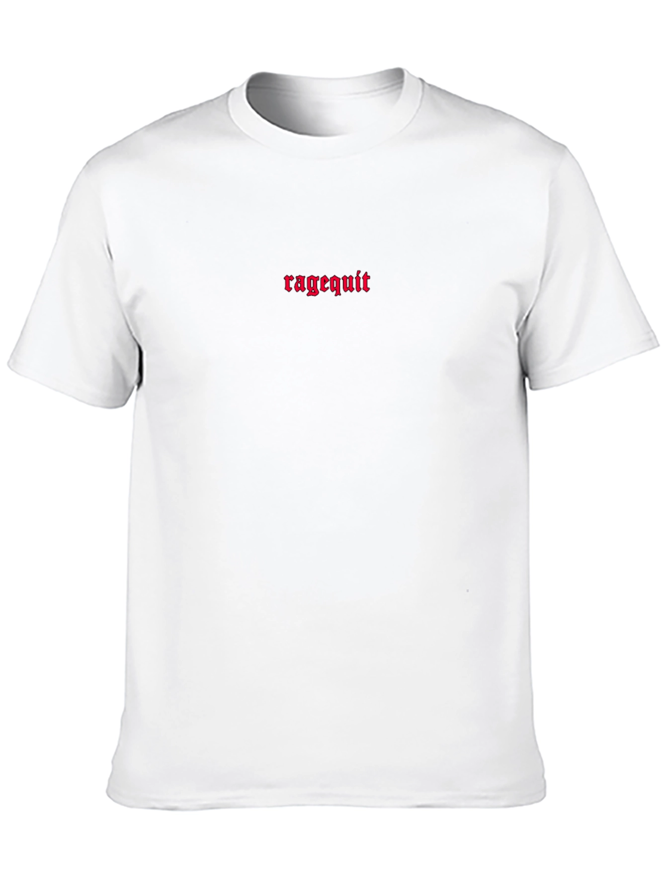 Ragequit Black Crewneck T-Shirt