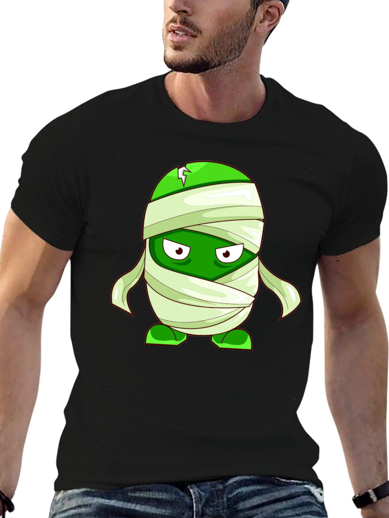 Mummy Melon T-Shirt - Green Zombie Plant Tee