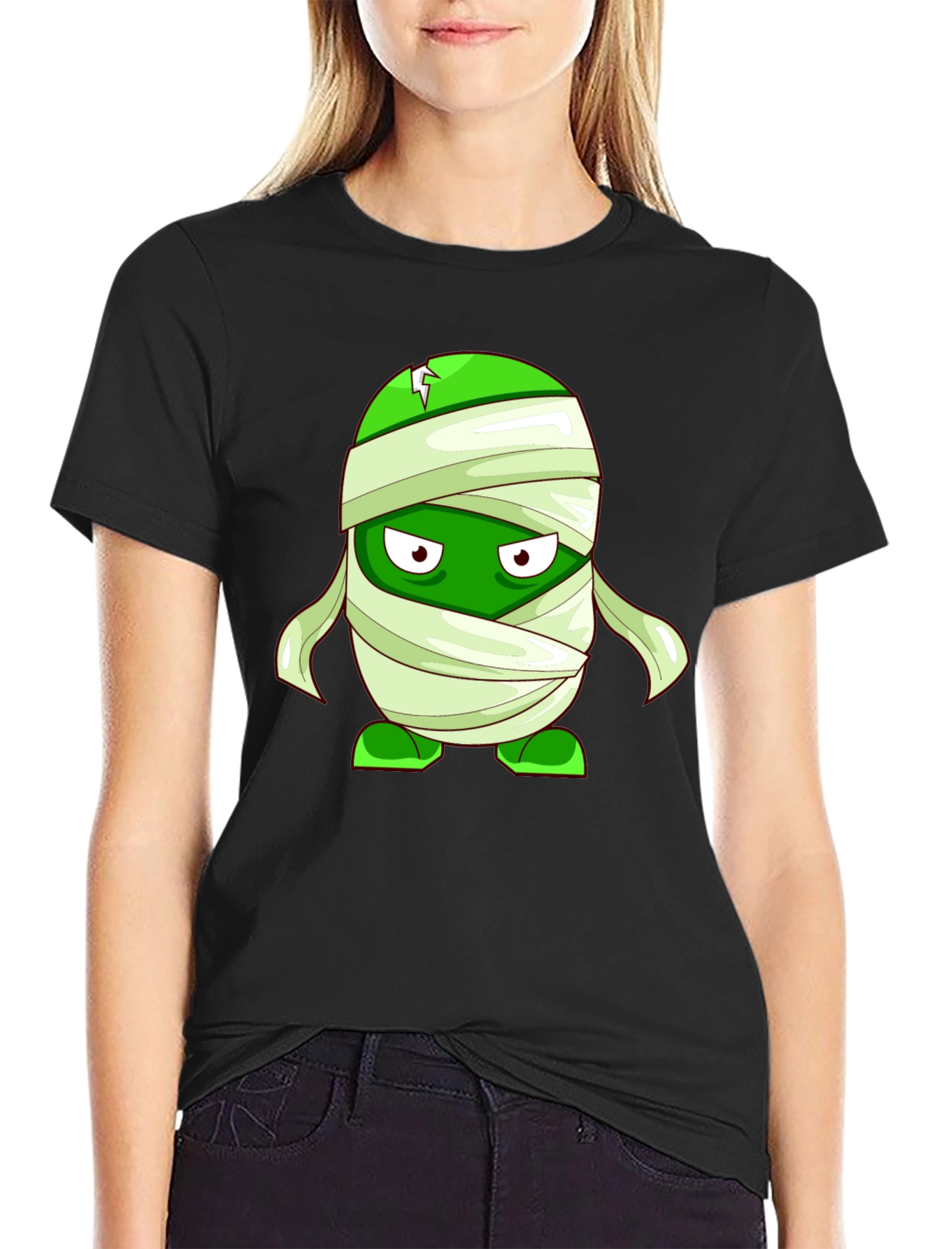 Mummy Melon T-Shirt - Green Zombie Plant Tee