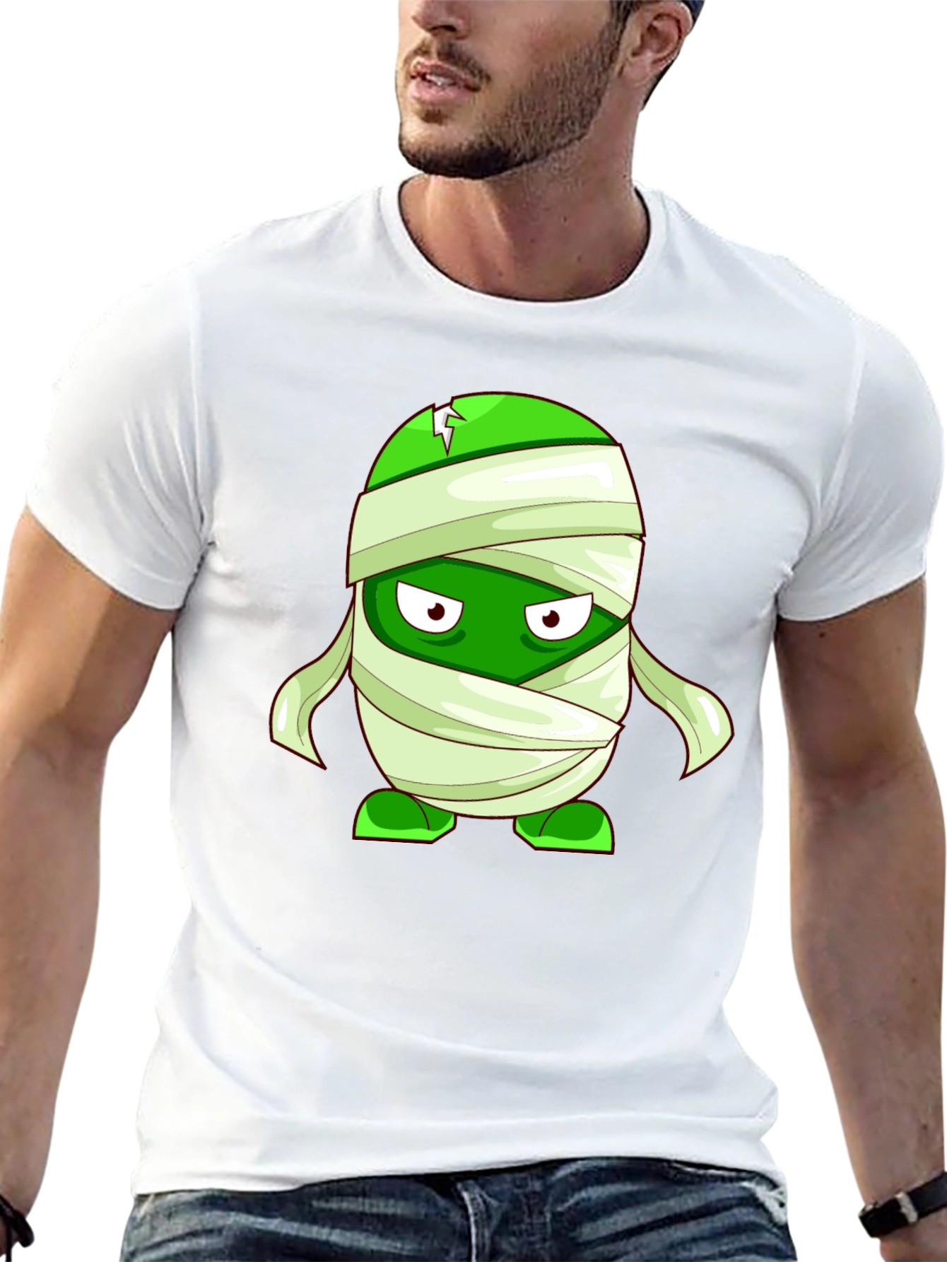Mummy Melon T-Shirt - Green Zombie Plant Tee