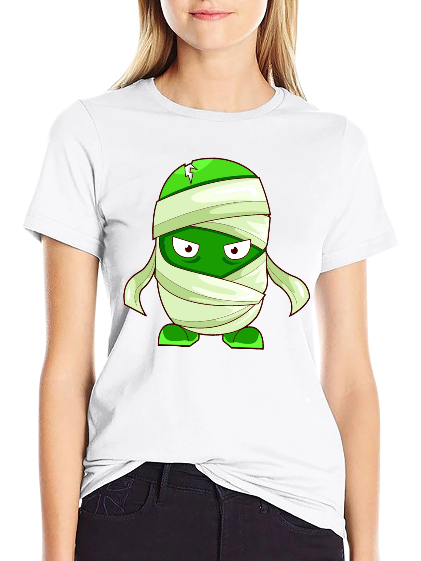 Mummy Melon T-Shirt - Green Zombie Plant Tee