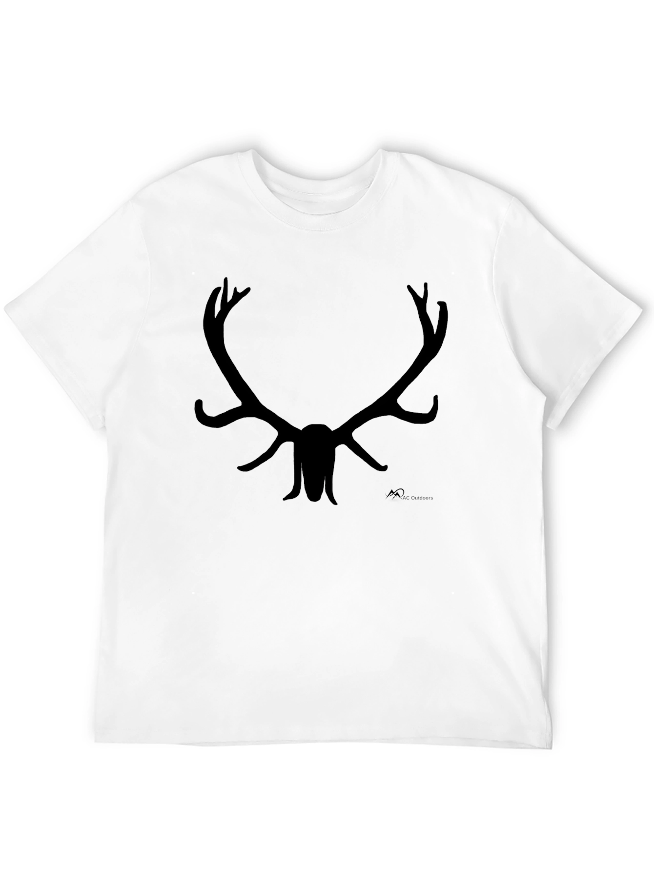 Antler Silhouette Black T-Shirt