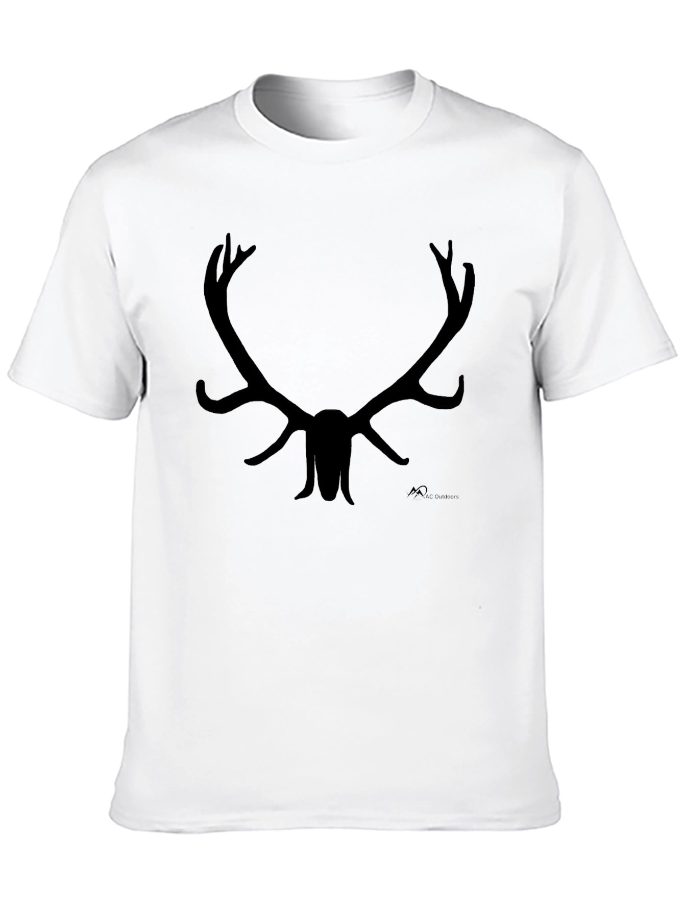 Antler Silhouette Black T-Shirt