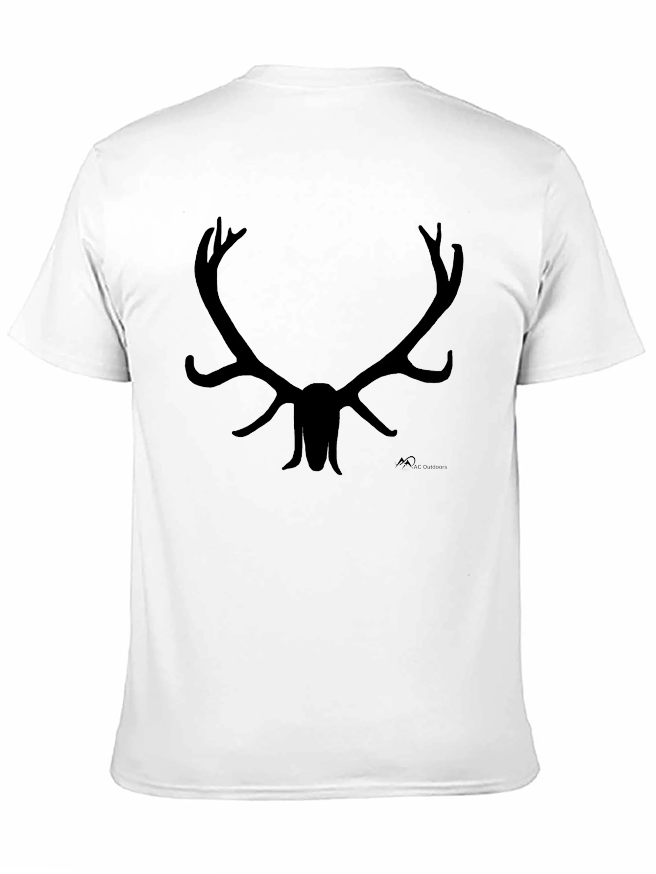 Antler Silhouette Black T-Shirt