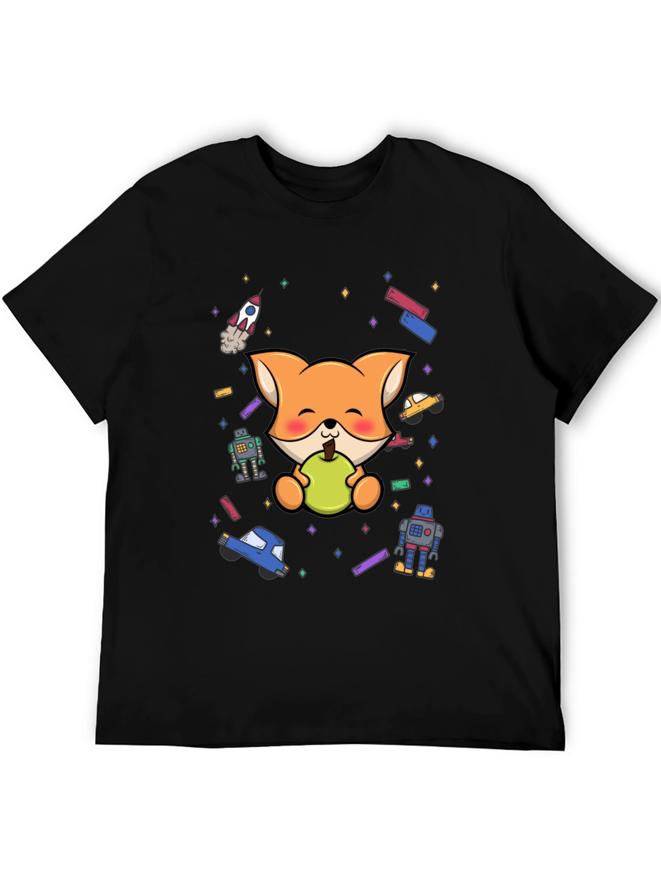 Cute Cartoon Fox T-Shirt