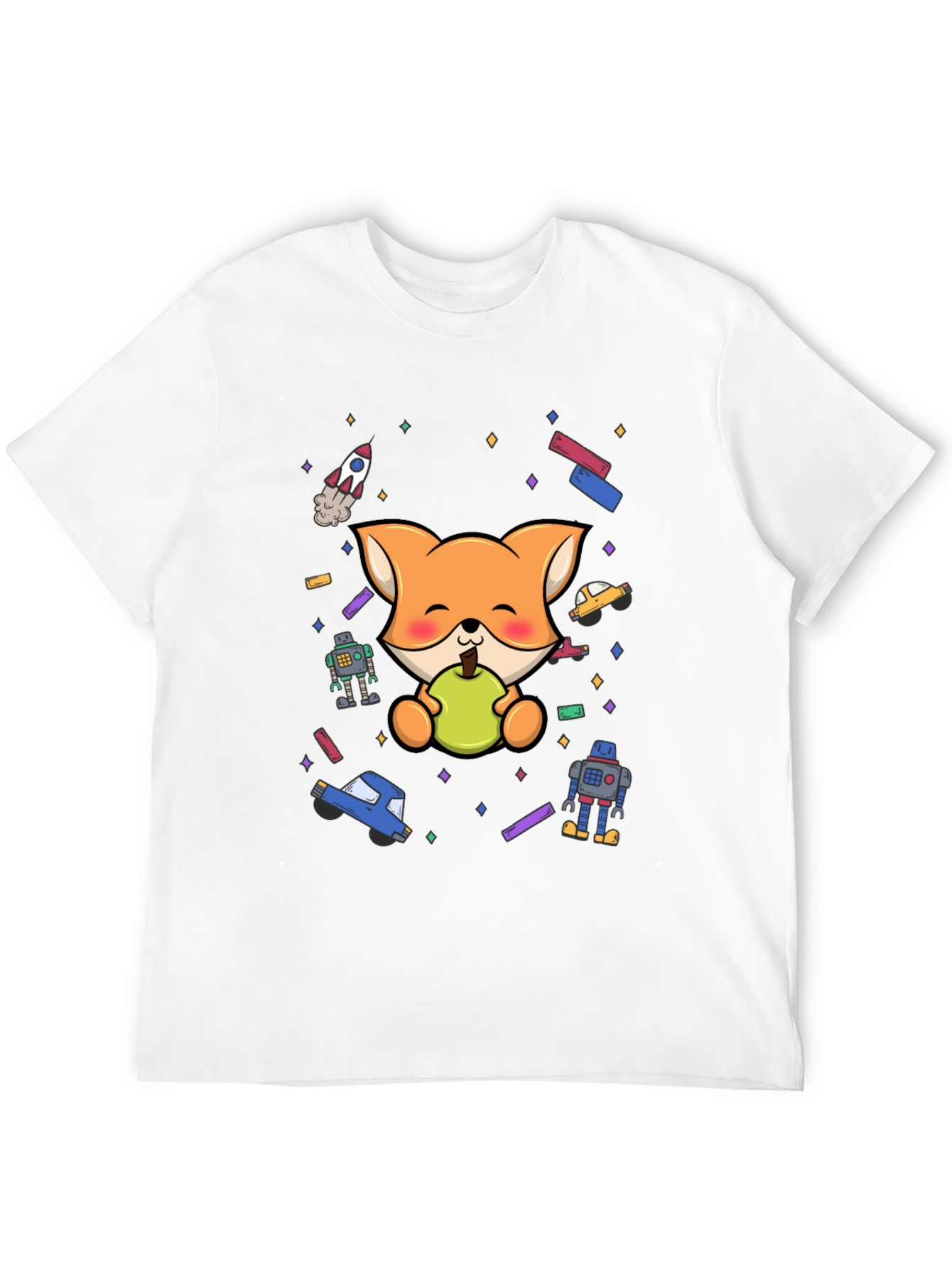 Cute Cartoon Fox T-Shirt