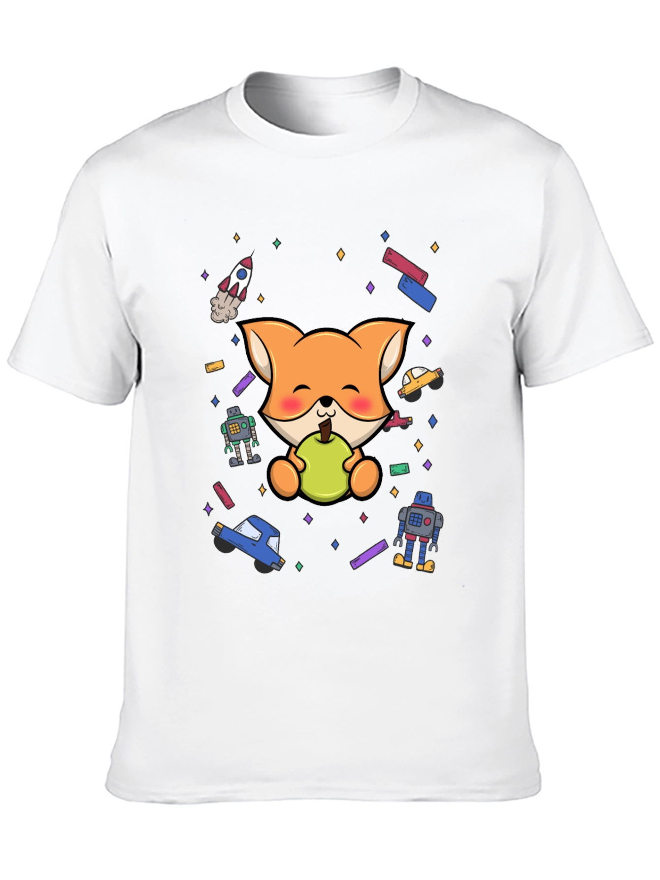 Cute Cartoon Fox T-Shirt